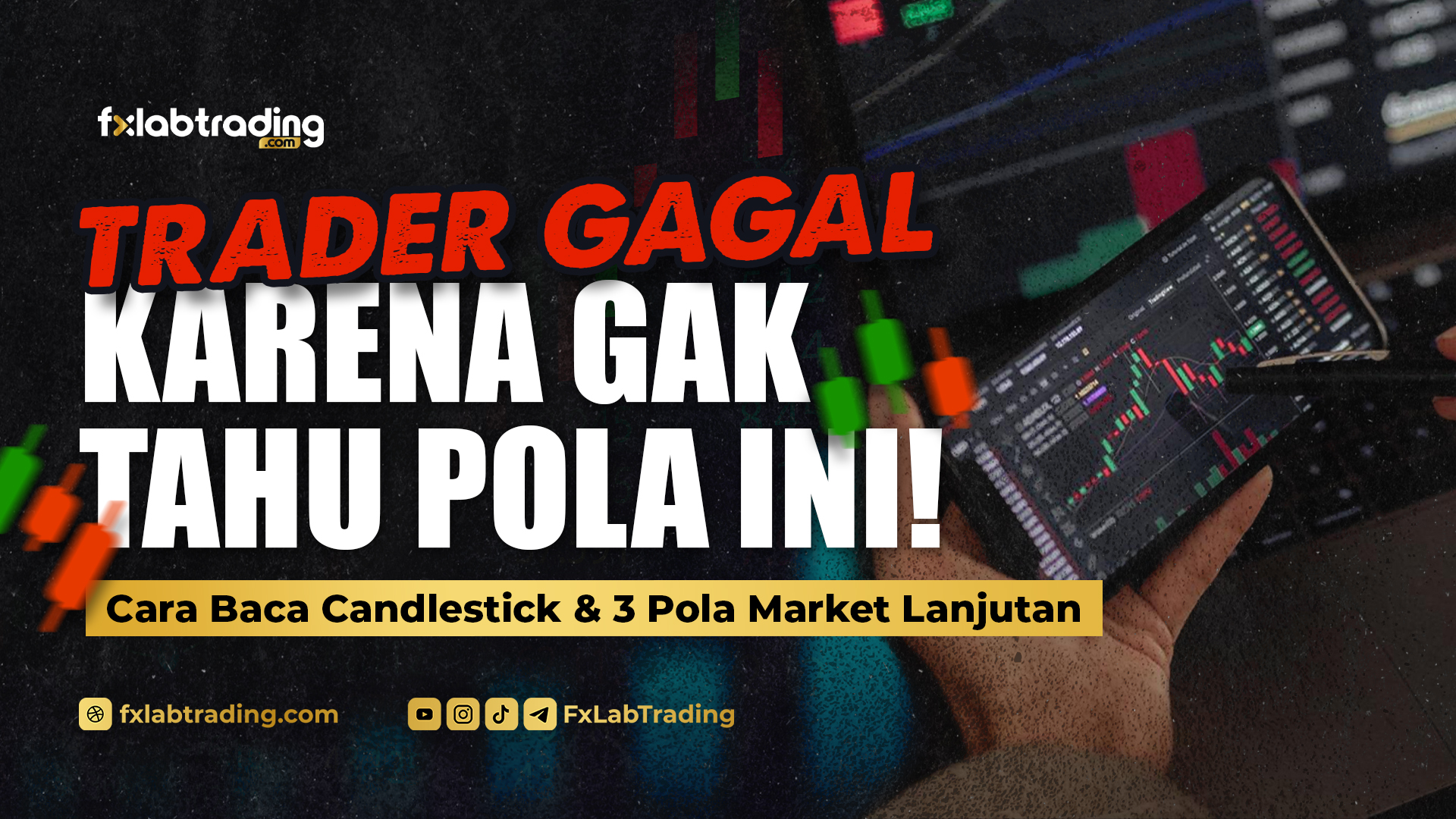 WAJIB TAHU! Cara Baca Candlestick dan 3 Pola Market Lanjutan (Continuation Pattern) untuk Profit Kons
